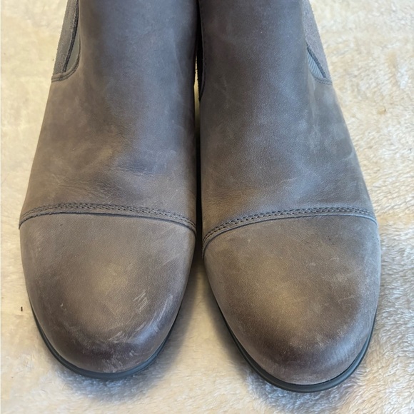 Sorel Evie Pull On Wedge Bootie Gray - Picture 7 of 14